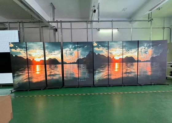 Zestaw wyświetlaczy plakatu LED, panel wyświetlacza wideo LED Aluminium HD Stereo