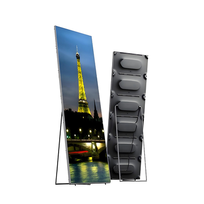 HD LED Plakat wyświetlacz P2.5 pełnobarwny podłogowy reklamy stojące 1/16 ściany skanujące