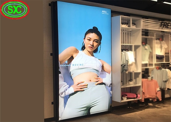 Wnętrze P2.5 pełnobarwne lusterko LED Plakat wyświetlacz bezprzewodowy USB 4G Smart Control