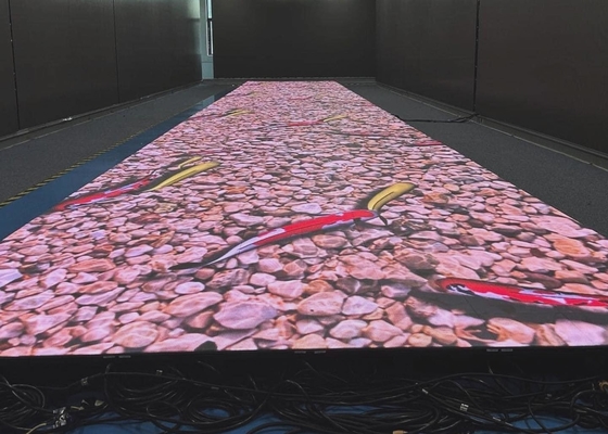 P2.5 Full Color Video Dance Floor, SMD Świetliste płytki podłogowe 1/32 Moduł 160*160mm
