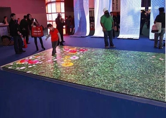 P2.5 Full Color Video Dance Floor, SMD Świetliste płytki podłogowe 1/32 Moduł 160*160mm