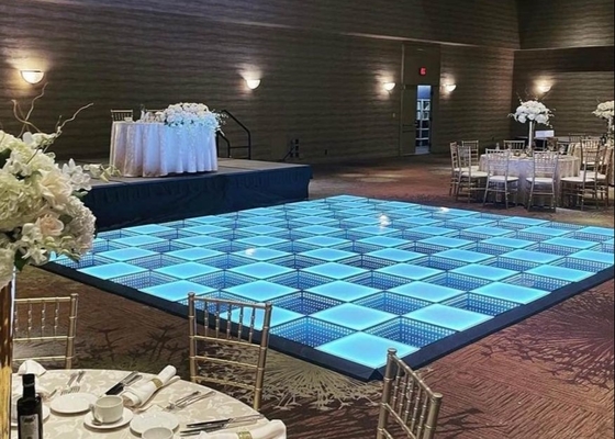 P3.91 Wnętrze pełnobarwne oświetlenie LED Podłoga taneczna 250*250mm Moduł LED 65410 punktów/m2
