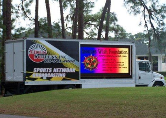 P6 Zewnętrzny ekran LED IP65 wodoodporny 5000 cd/m2 Jasność