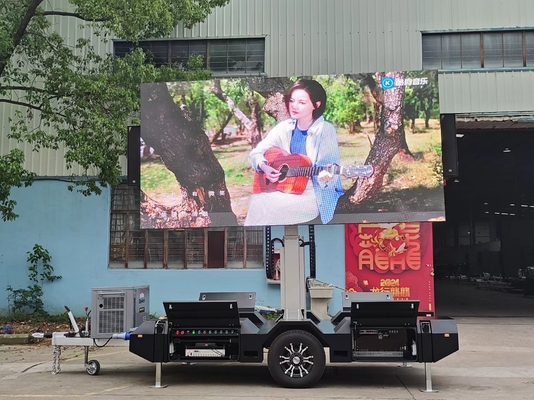 Zewnętrzny pełnokolorowy P5 Mobilny LED Reklamy Bilboardy Ekran z 5mm Pixel Pitch i Chip