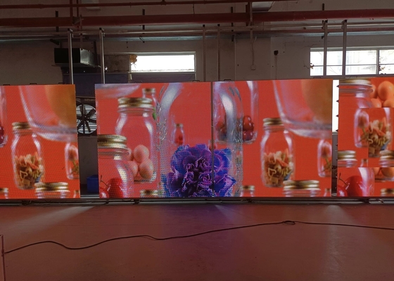 P4 RGB Wnętrze LED Display Board, 1/16 Scan LED Screen Video Wall IP34 HD Elastyczny