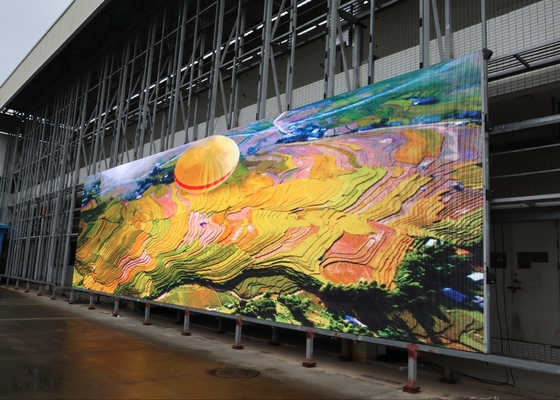 P4 RGB Wnętrze LED Display Board, 1/16 Scan LED Screen Video Wall IP34 HD Elastyczny