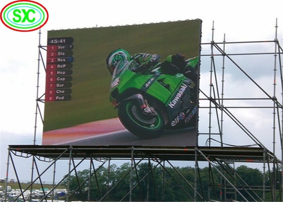 Ekran Aluminiowy Wodoszczelny RGB DIP P16 LED Ekran zewnętrzny w pełnym kolorze 500*1000mm