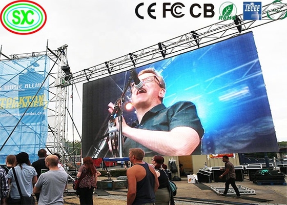 P4 Ultra Slim Outdoor LED Rental Screen, wysokiej rozdzielczości ekran LED SMD2727