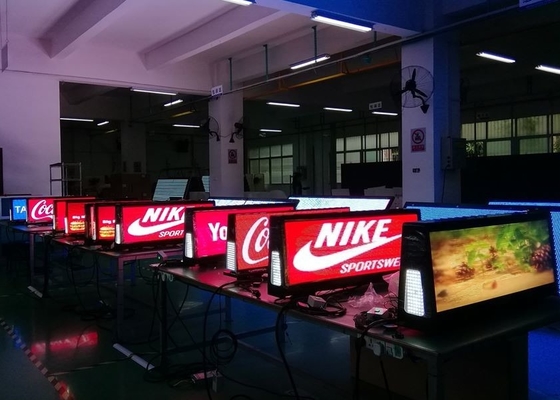 Zewnętrzny pełnobarwny wypożyczalnia samochodu LED wyświetlacz sygnalizacji 4,81 mm Pitch IP65 Moduł reklamowy