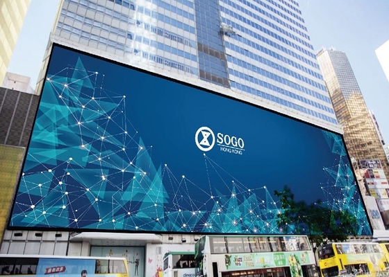Stadyum zewnętrzne Led Display krzyk Reklama P10 w pełnym kolorze 960 * 960mm billboardy