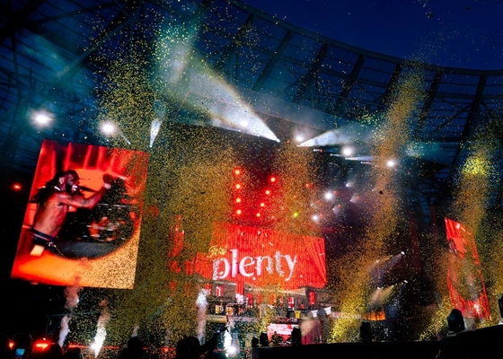 Duży ekran Stadionu Aluminiowy LED Display P3 Wynajem na zewnątrz IP65 wodoodporny HD Wysoka jasność