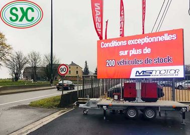 Wodoszczelny P6 na zewnątrz, montowany na ciężarówce, wyświetlacz LED w pełnym kolorze 7500 Nits