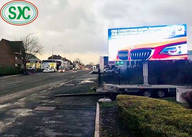 Wodoszczelny P6 na zewnątrz, montowany na ciężarówce, wyświetlacz LED w pełnym kolorze 7500 Nits