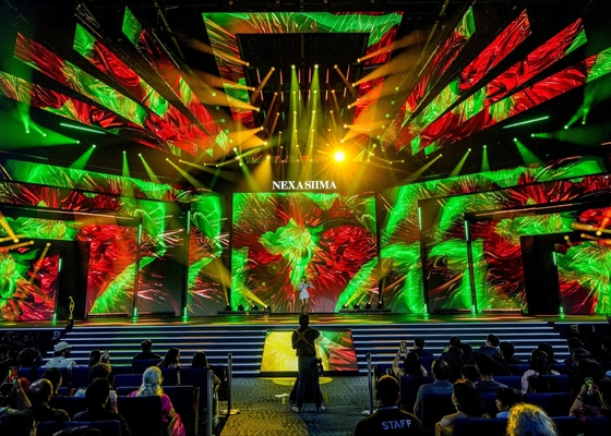 2500nits Jasność Wysoka rozdzielczość P3 SMD Wnętrze RGB Full Color Led Video Display