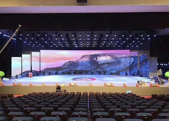Ekran wideo zewnętrzny SMD LED P5 / 8500 Nits Ekran ścienny zewnętrzny LED