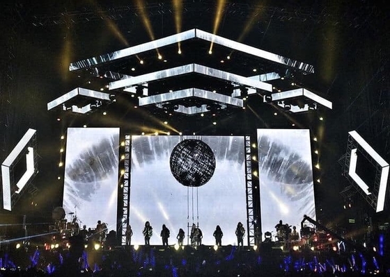 Zewnętrzny wystawiany aluminiowy 2500nits Jasność SMD Stage LED Display Do uroczystości, rozrywki