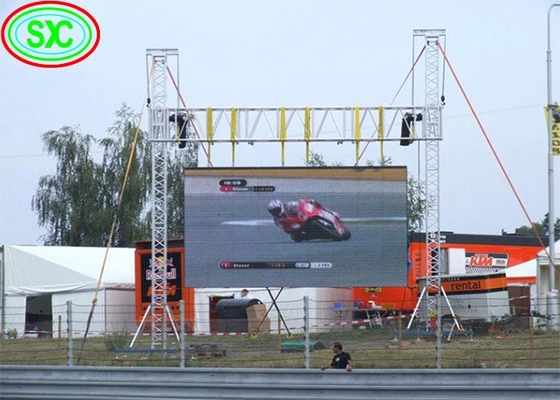 6000 Nits Zewnętrzny pełnokolorowy wyświetlacz LED P8mm HD IP65 Panel pikseli Stała instalacja