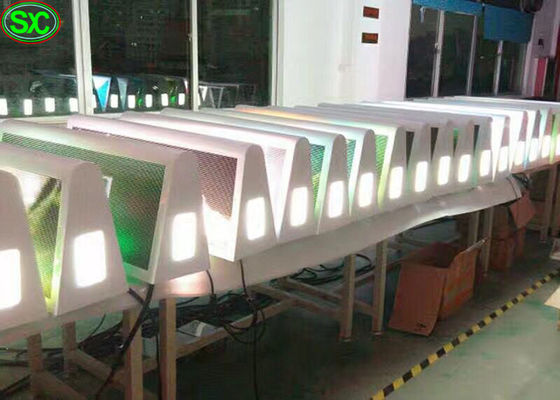 P5 Dwustronnie Taxi doprowadziły znak na samochód wodoodporny samochód doprowadziły znak ekranu wyświetlacza