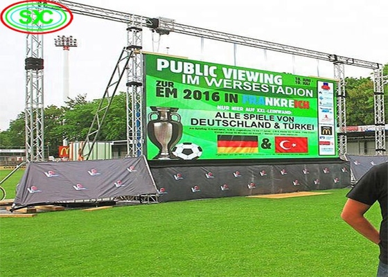 Pełnokolorowy wyświetlacz LED P5 RGB o wymiarach 640 x 640 mm do montażu na scenie LED naściennego wideo