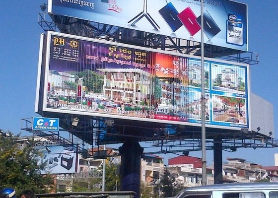 P2.5 Reklama zewnętrzna pełnokolorowa RGB LED Aluminiowy ekran do odlewania komórkowego 640x640 mm