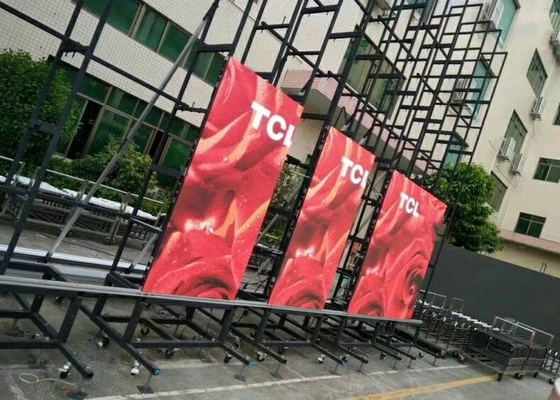 P2.5 Przenośny tabliczek uliczny LED Plakat Ekran pełnokolorowy Epistar LED Chip SMD1515