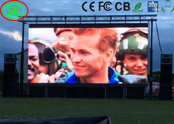 Zewnętrzny wodoodporny P20 Budynek Reklama Led Screen Led Video Wall Ultra-Clear Dostosowywalny