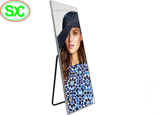 Przenośny kryty kolorowy wyświetlacz LED, cyfrowy wyświetlacz LED P3 wyświetlacz multimedialny