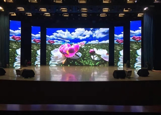 Ultra-czysty Duży ekran sceniczny w pełnym kolorze P3.91 Przejrzysty ekran LED z wysoką częstotliwością odświeżania 3840HZ