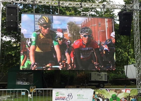 Zewnętrzny HD P6.67 LED Billboard Full Color DC 5V 6500cd/M2 Wysoka jasność 2 lata gwarancji