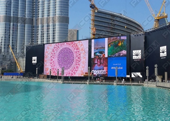Wypożyczalnia Ekranów Odlewanych Aluminiowych Ekranów Skrzywionych Ekranów Ślubnych Barów 250x250MM Moduły LED Wysoka rozdzielczość RGB