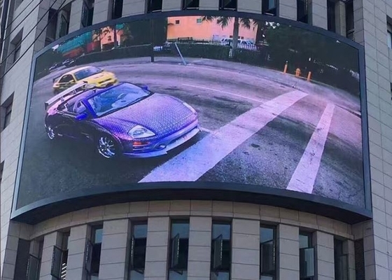 Wynajem wysokiej jasności ekranu aluminiowego do odlewu drukowanego/ekranu stałego P10 Ekran LED reklamowy zewnętrzny 960*960mm