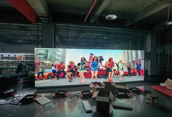 P3.91 Led Video Display Board, Indoor Led Panel Wall 500x500mm Nation Star led wall, 3840hz refresh rate, 500x500 cabinet, karty Novastar
