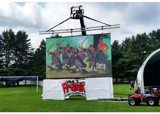 Epistar Chip Video Wall Outdoor Full Color LED Aluminiowe obudowy żelazowo- stalowe