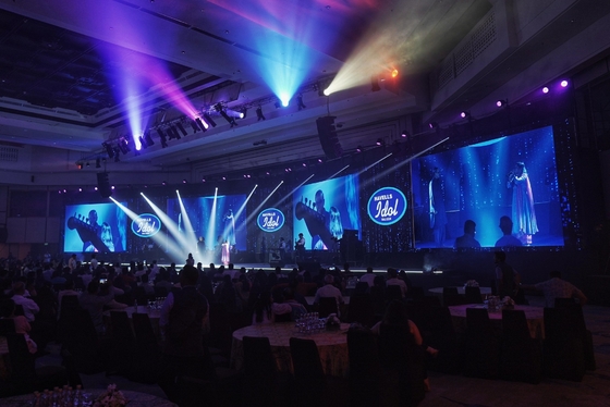 P3 LED tabliczka reklamowa 4K HD LED tabliczka wnętrza LED ściana wideo P3 jednostka 576x576mm, system Novastar,1200cd jasność, 3840hz częstotliwość odświeżania