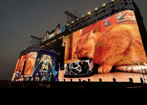 COB Dy-Cast Aluminium Screen Billboard Display Wydarzenie weselne Wnętrze P5 LED Church Screen