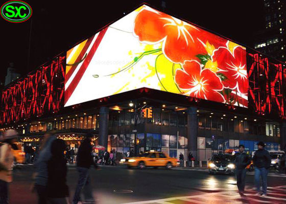 Dobra cena Outdoor RGB P10 Wodoodporna narożna ściana 90 stopni z cyfrowym wyświetlaczem LED w Internecie