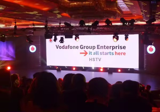Ekran LED na ścianie / P4 Ekran LED reklamowy w pomieszczeniach, gęstość 62500 punktów / metr kwadratowy