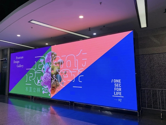 384mm x 192mm Rozmiar modułu P6 Wnętrze Full Color LED Video Wall z Super Thin Cabinet i 2500nits Jasność