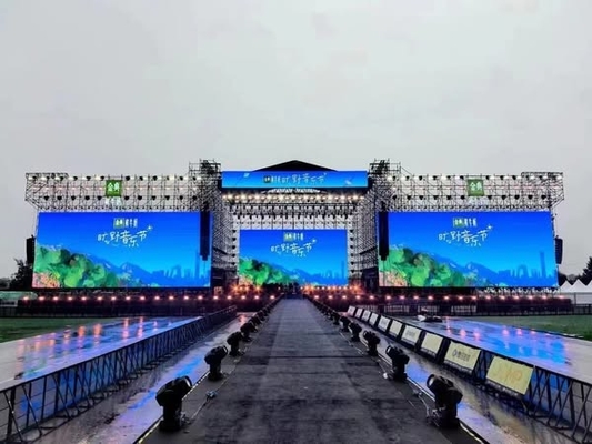 Wydrukowany ekran aluminiowy HD LED Video Display Wewnętrzny P3 3840HZ Ekran duży rozmiar