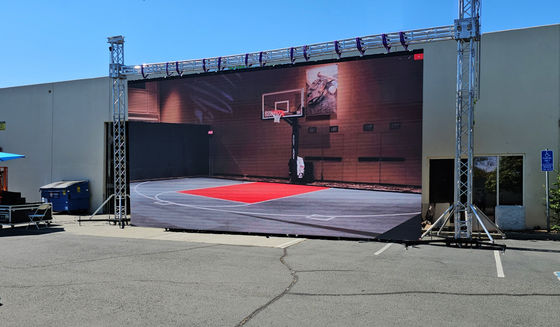 Ekran LED do wynajmu wewnętrznego, pełnokolorowy, SMD P6, 6000cd/m2