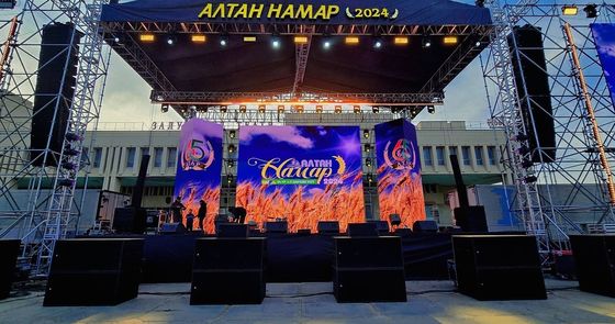 Ściana wideo LED P3.91mm zewnętrzna, wodoodporna, 250x250mm, pełny kolor