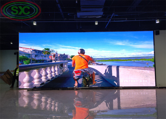 P1.25 COB Aluminiowy ekran odlewany w gniazdku Duży ekran LED w pełnych kolorach w pomieszczeniach wewnętrznych 3-w-1 HD LED Video Screen