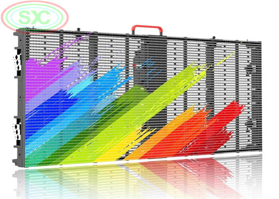 Przejrzysty przezroczysty LED Video Wall P3.91 Indoor Led Mesh Curtain Signage Displays Led Screen