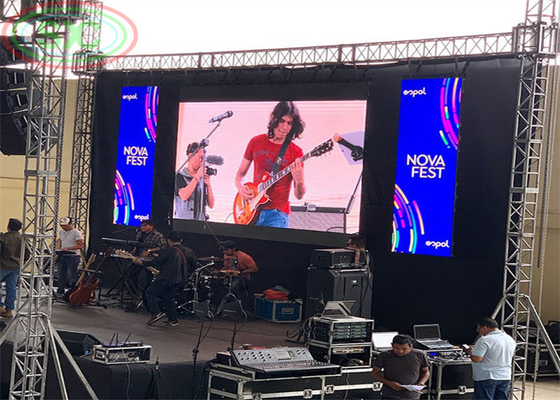 Wysoka jasność Slim Indoor Stage Background Wall P4.81 Rental LED Video Wall Full Color