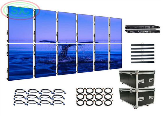 P4.81 Panel LED 500*500mm lub 500*1000mm, ekran LED ścienny o wysokiej rozdzielczości SMD