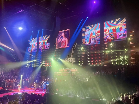 Wypożyczalnia szafy aluminiowej P10 Stage Super Large Screen LED Billboard, ochrona IP65