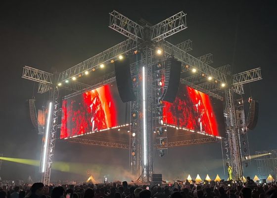 Dobra cena Wypożyczalnia Aluminiowy ekran wystawiany na gumowe odlewy 6mm Wyświetlacz billboard, tło sceniczne wyświetlacz LED w Internecie
