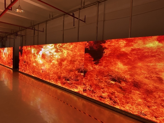 Ogrodzenie z aluminium do odlewu wstecznego Łatwe w instalacji Moduł rozdzielczość SMD P4 Wnętrze HD pełnokolorowy wyświetlacz LED