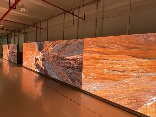 Wykładany aluminiowy ekran sceniczny duży HD 160x160mm P2.5 Wewnętrzny Ultra-HD Oszczędność energii LED ściana wideo