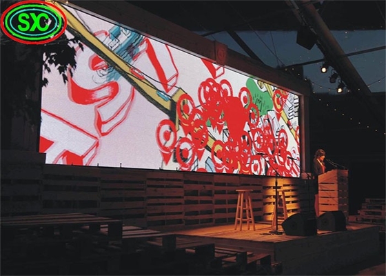 Rental Screen Customizable Scan Mode 1/4 P8 IP65 Stage Background LED Screen